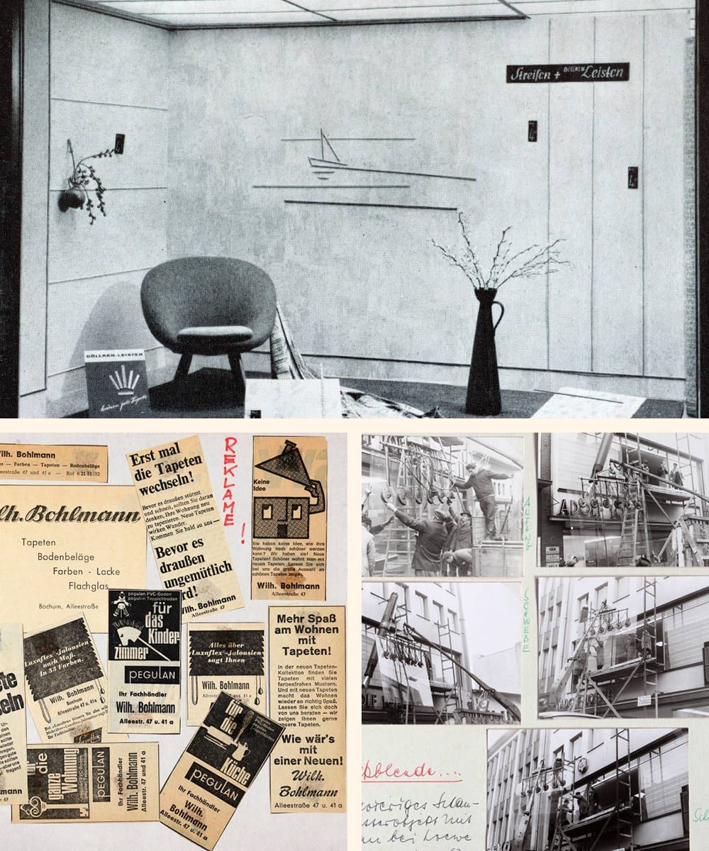 Einblick in die Bildergalerie mit historischen Projekten